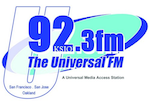 U92.3 Universal FM KSJO San Jose China SALT Save Alternative